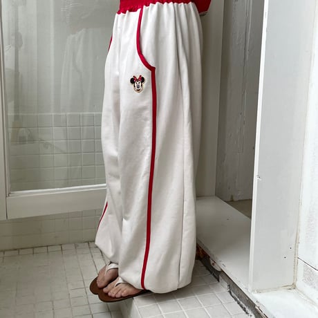 【即納販売】0673 point ミニーline pants/レッドのみ