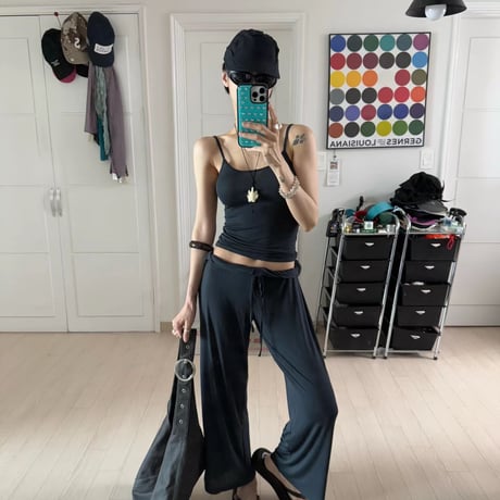 0866 eee color toromi pants/3カラー