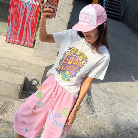 0853 ニコちゃん 7分丈 pants/2カラー