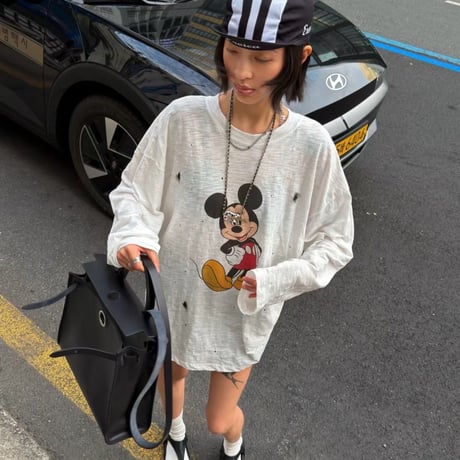 0870 Mickey Splatter Tee/4カラー