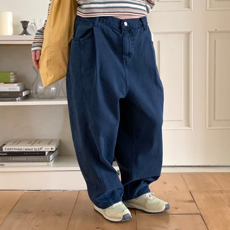 【即納販売】pigmentカーブcolor pants/4カラー