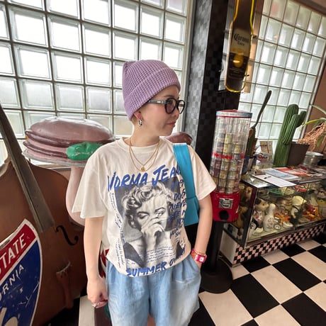 【即納販売】jimmys &riruコラボ Smoking a cigarette tee/4アイテム
