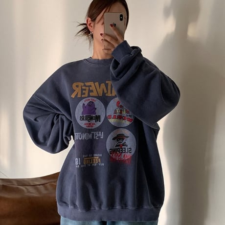 0389 McDonald friends pigment sweat/2カラー