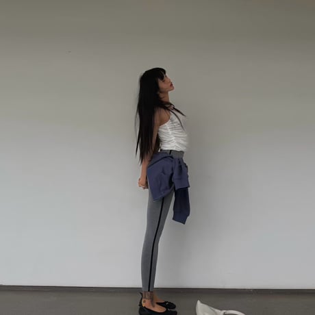 【即納】0696 sporty＆rich line leggings/2カラー2サイズ