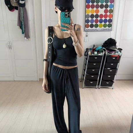 0866 eee color toromi pants/3カラー