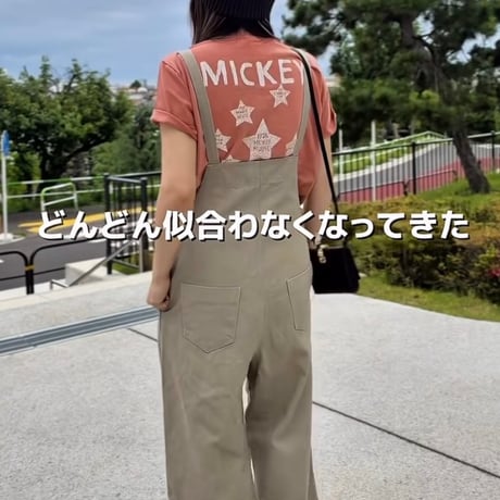 0805 cotton soft denim salopette/3カラーまいさん⭐︎あやさん着用⭐︎