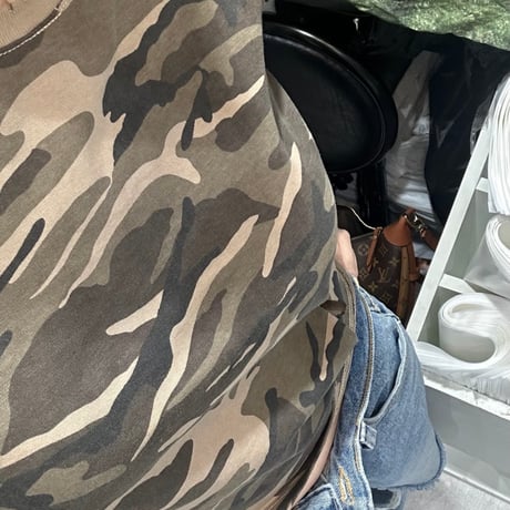 0836 damage camouflage tee/2カラー
