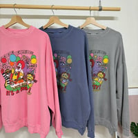 0403 pigment McDonald party friends sweat/3カラー
