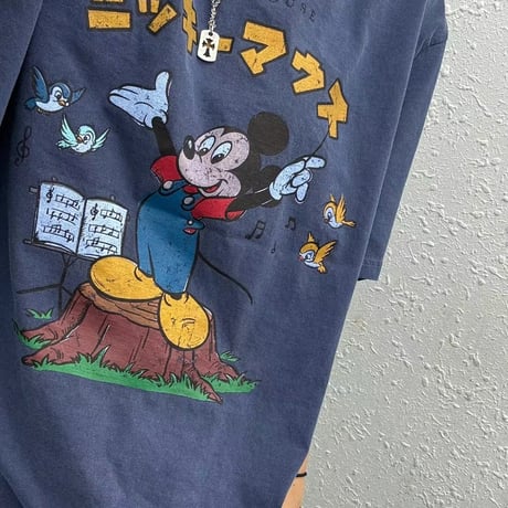 0094 S/S pigment mickey t-shirt/2カラー