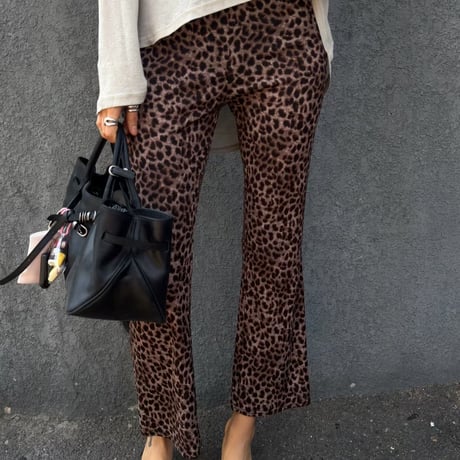 leopard summer pants/ワンカラー