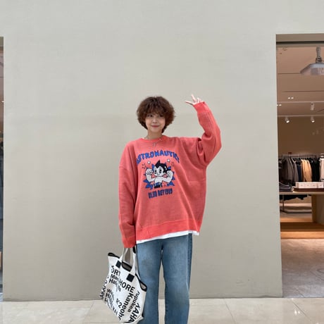 0384 atom color over knit/2カラー