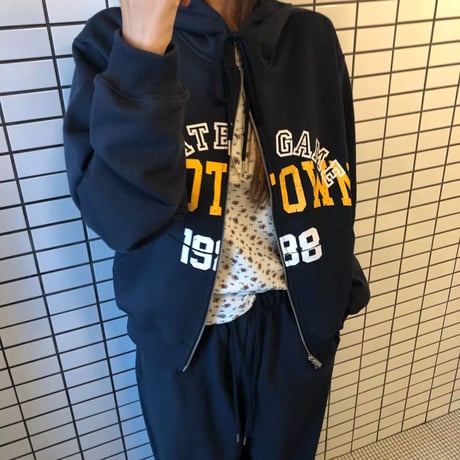 STATE GAME ZIP HOODIE &pants set up/2カラー