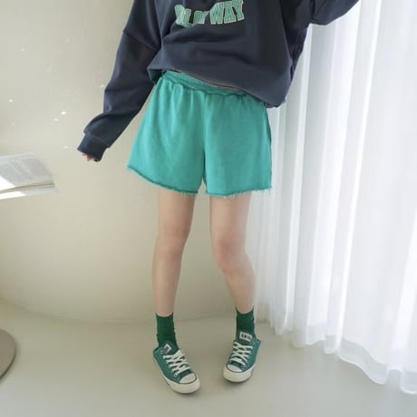 0114 pigment short pants/17カラー