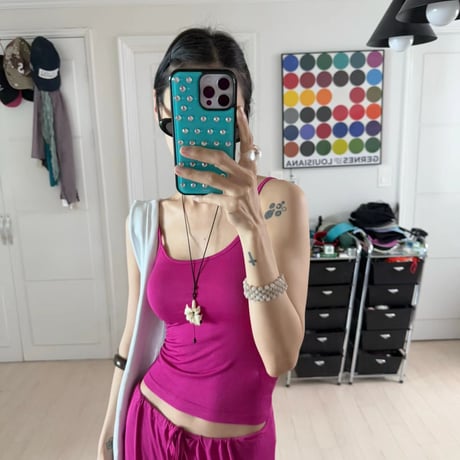 0865 eee color tank top/3カラー