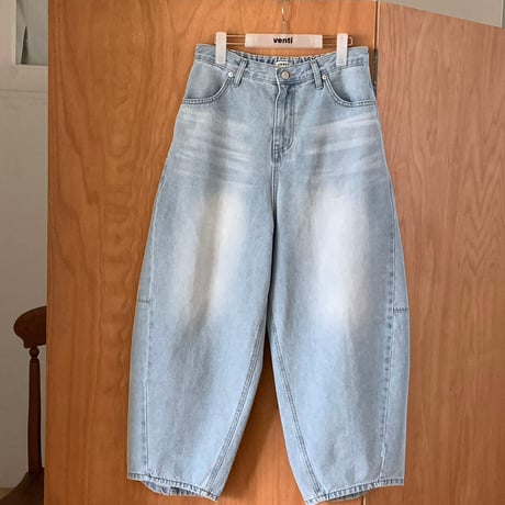 【即納販売】0642 wash curve denim/2カラー