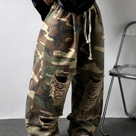 0845 camouflage clash  pants/2カラー