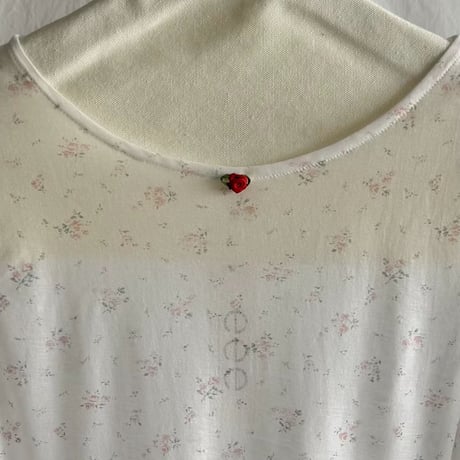 Mini Flower see-through tee/2カラー
