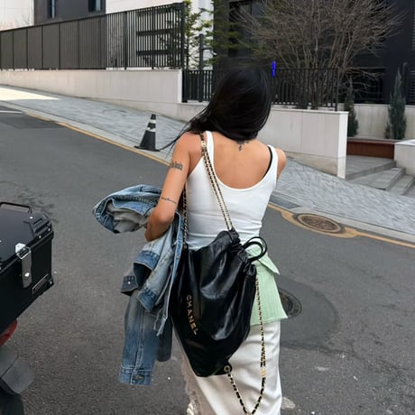 0700 sporty＆rich CUP付きtank top/2カラー