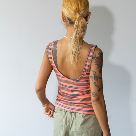 0831 border tank top/3カラー