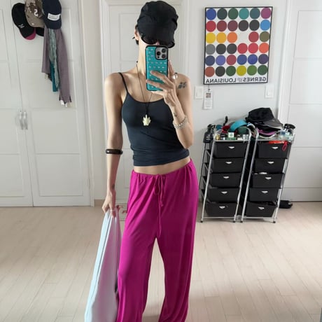 0866 eee color toromi pants/3カラー