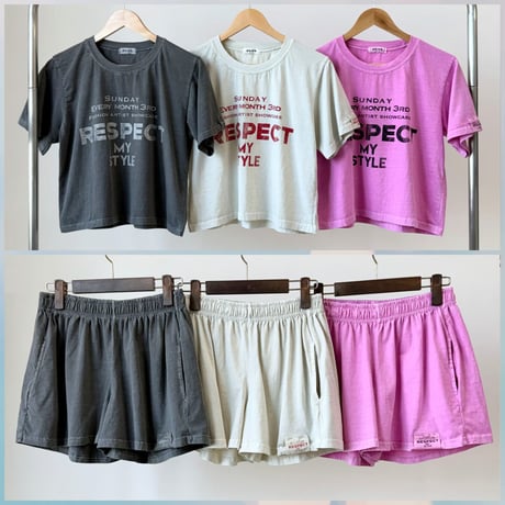 0824 🉐セットアップ商品🉐respect setup/3カラー