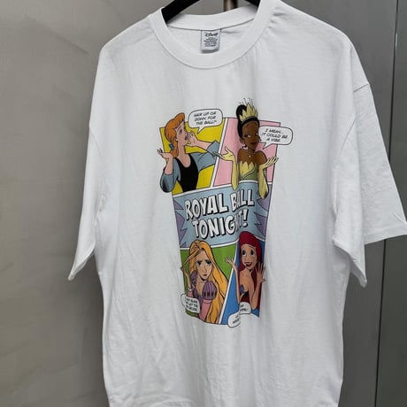 0698 American comic Princess tee/2カラー