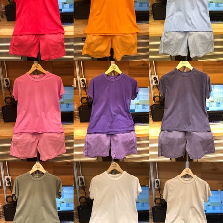 0811 NEW pigment half pants/11カラー