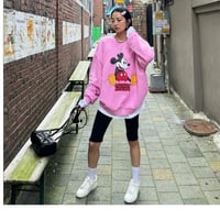 0391 NEW pigment vintage mickey sweat/2カラー