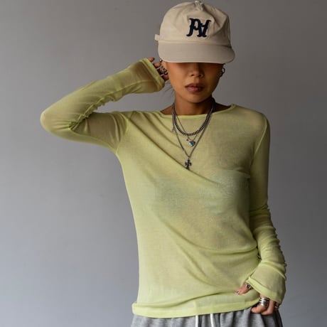 【即納販売】0688 color layered long sleeve【長袖】/6カラー