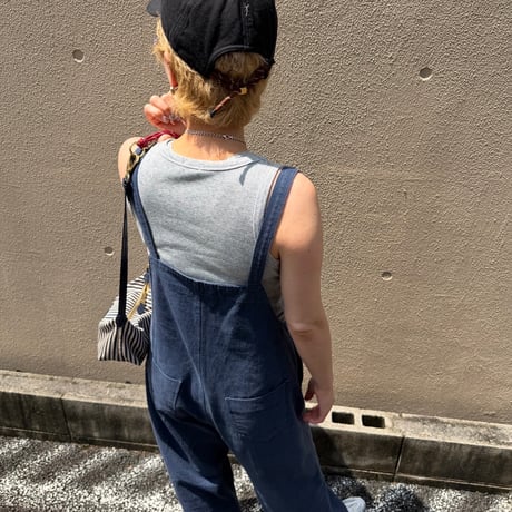 0805 cotton soft denim salopette/3カラーまいさん⭐︎あやさん着用⭐︎