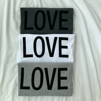 1047【即納☆数量限定】1011 LOVE♥︎BIG TEE/3カラー
