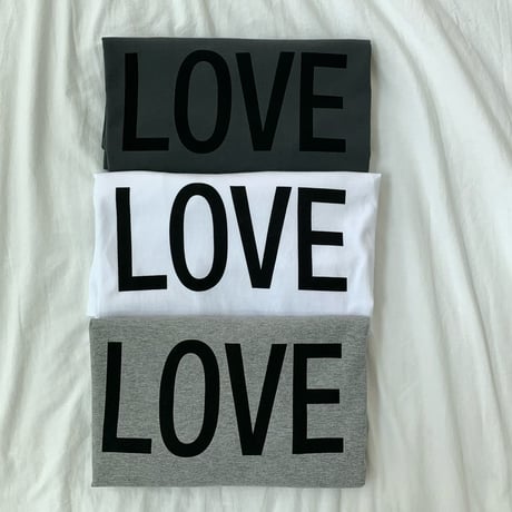 1047【即納☆数量限定】1011 LOVE♥︎BIG TEE/3カラー