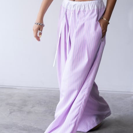 0829 Stripe Pastel pants/2カラー