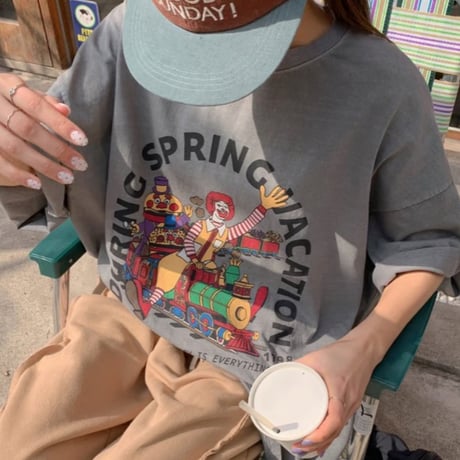 0091 S/S Macdonald pigment t-shirt/3カラー