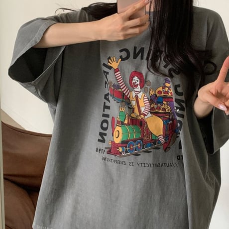 0091 S/S Macdonald pigment t-shirt/3カラー