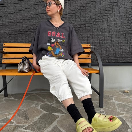 0789 mickey＆goofy sportyGoal tee/3カラー