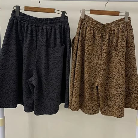 0746 Leopard half pants/2カラー