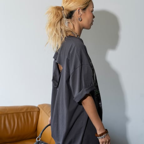 0859 back open rock tee/2カラー