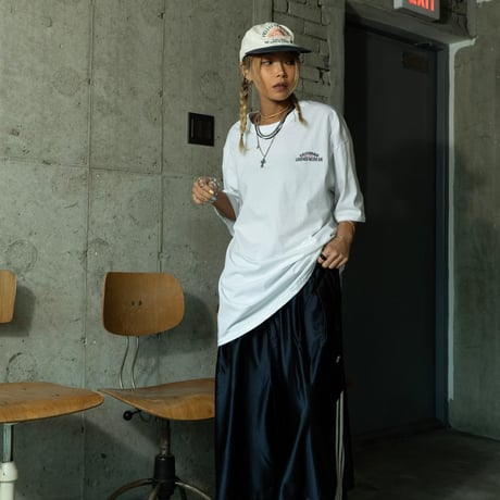 Back print logo tee/3カラー