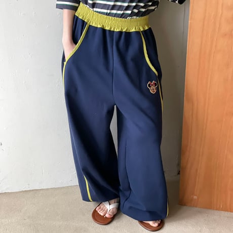 【即納販売】0673 point ミニーline pants/レッドのみ