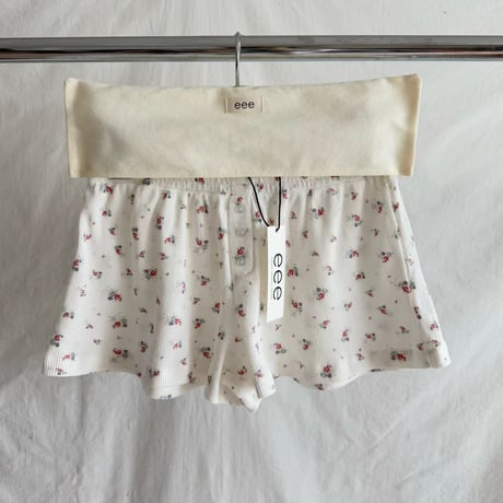 0867 NEW eee 小花柄 short pants/2カラー