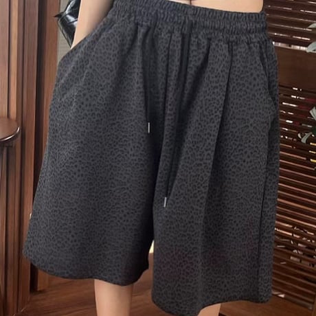 0746 Leopard half pants/2カラー