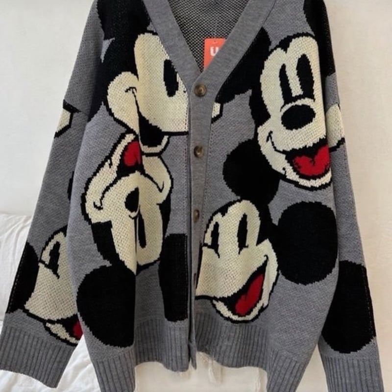 0378 【即納】♥️数量限定♥️mickey over cardigan/4カラー❤︎まいさ