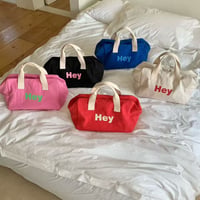 【即納販売】Hay colorful canvas トートbag/ブラックのみ