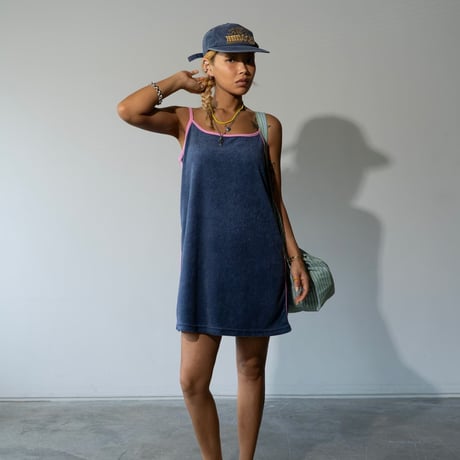 0832 pile piping one-piece/3カラー