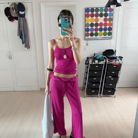 0866 eee color toromi pants/3カラー