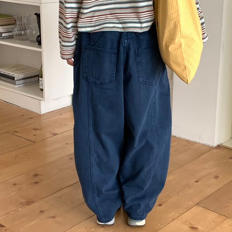 【即納販売】pigmentカーブcolor pants/4カラー