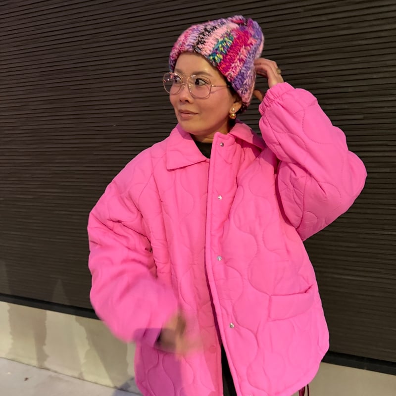 即納】 Pink mixニット帽/2パターン | riru select