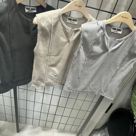 0882 🉐セットアップ商品🉐ノースリーブ＆2waypants/3カラー