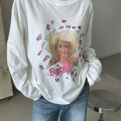Fw/* Pink Crush Barbie BIG ロンTEE/3カラー